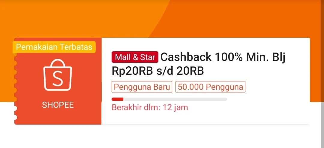 Promo Khusus Pengguna Baru Shopee 2021