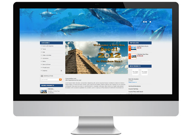 Development of tour reservation website for cancun4fun