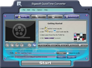 Bigasoft QuickTime Converter 3.5.10.4312