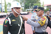 Polres Karimun Laksanakan Gelar Pasukan Ops Ketupat Seligi 2024