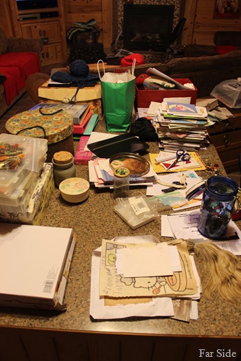 My desk is a mess