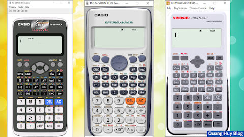 Tải Giả Lập Máy Tính Cầm Tay Casio FX-580VN X + FX-570VN Plus + VINACAL 570ES Plus Full Crack