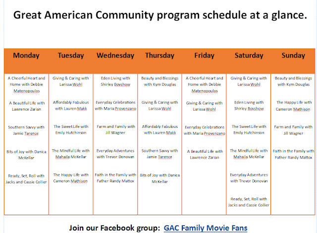 Great American Community App Program Schedule