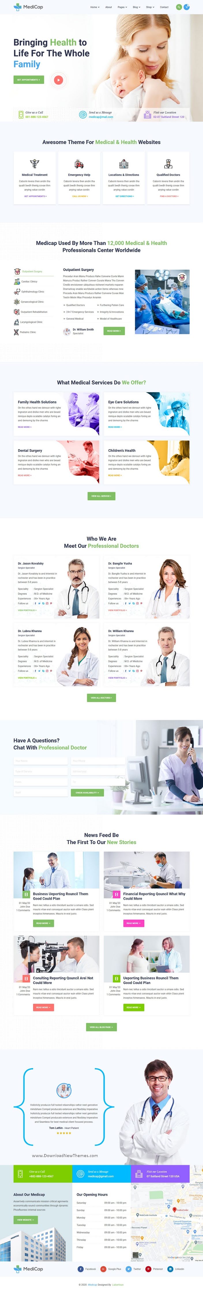 Medical Health & Pregnancy Care Clinic HTML Template