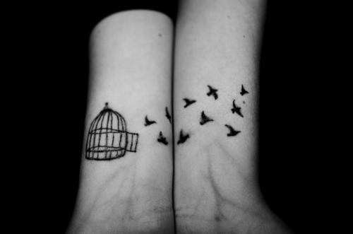 birdcage tattoo. get a irdcage tattoo,