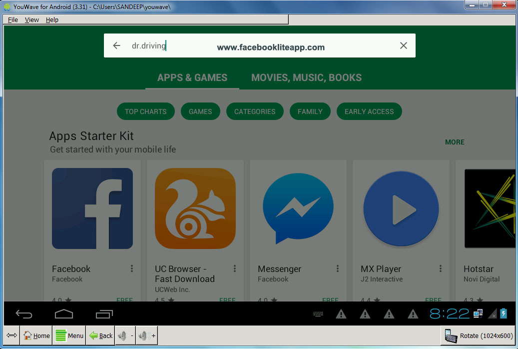 Facebook lite app Download apps for PC