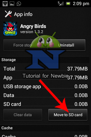 ... be shown some option, choose move to SD to move the apps on SD card