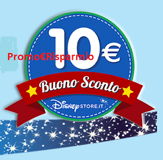 Logo Buono sconto Disney Store da 10 euro con Napisan