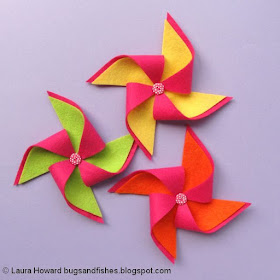 felt pinwheels