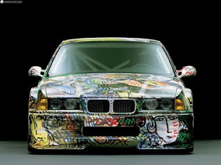 1992 BMW 3 Series Touring with Graffiti Art in Bodykit