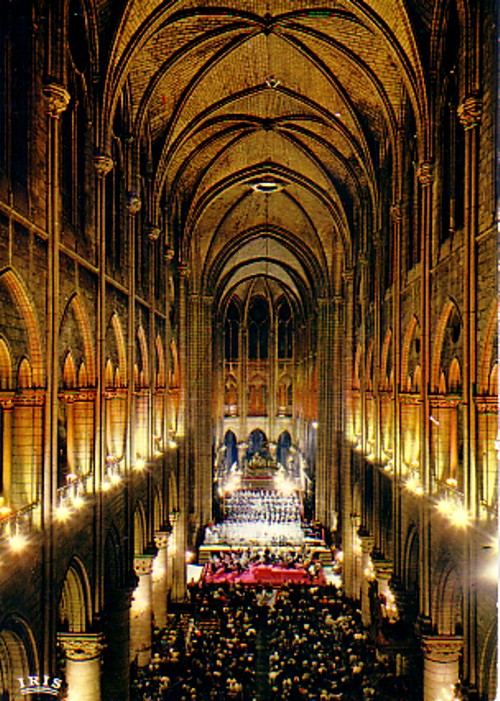 notre dame paris. Thanks to the New Liturgical