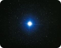 Sirius fotografado da Terra