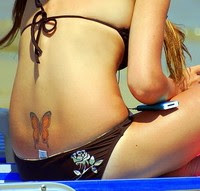 Butterfly Tattoos With Image Female Tattoo With Butterfly Lower Back Tattoo 6