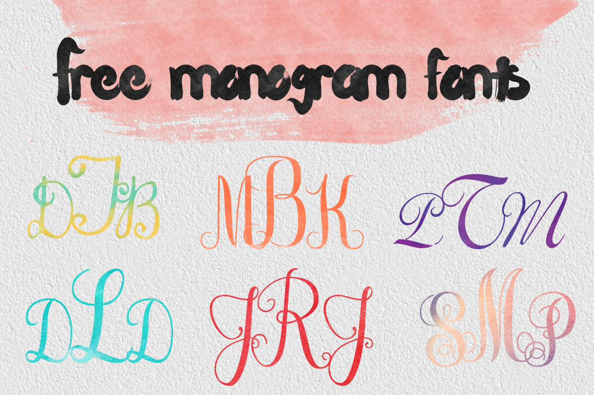 monogram fonts free download