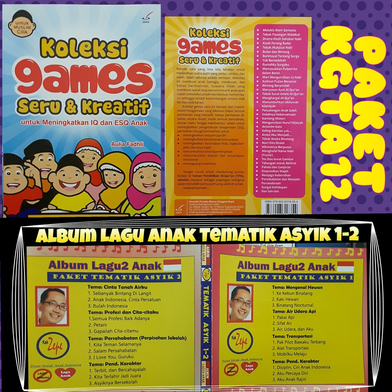 Daftar Lagu Anak Anak Karya Kak Zepe