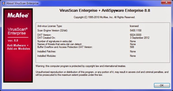 McAfee VirusScan Enterprise v8.8 Full İndir