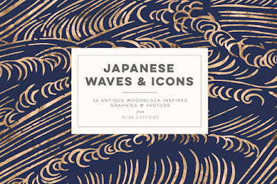 36 Japanese Waves & Icons
