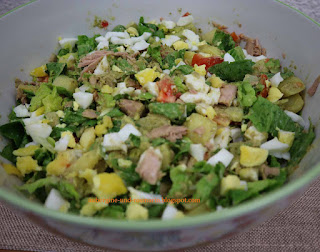 Salate,Sommersalate,Thunfisch,Pestodressing