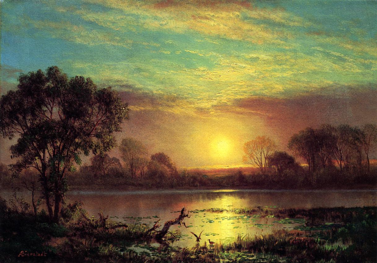 Oil paintings art gallery  Paintings  By Albert Bierstadt 