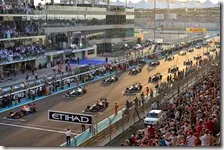 Griglia di partenza ad Abu Dhabi