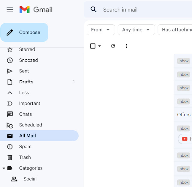 cara melihat pesan arsip gmail di PC #3