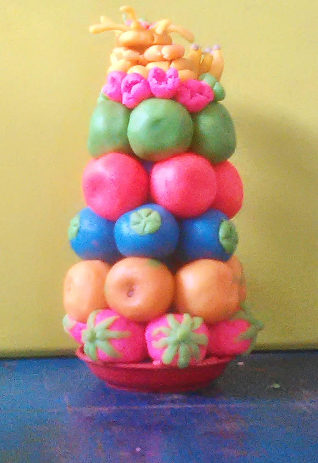  Membuat  bentuk buah  buahan dari  plastisin  Budes OK