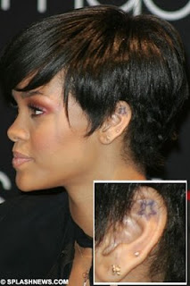 rihanna tattoo, tattoo, tattoos