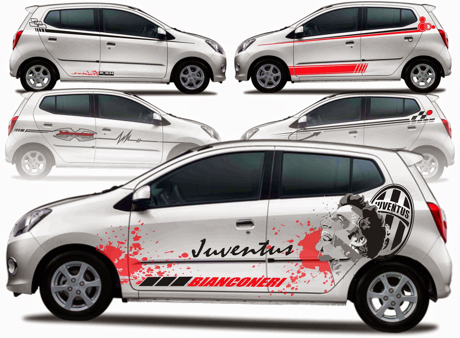 Top Contoh Cutting Stiker Mobil Ayla Terbaru Modifotto