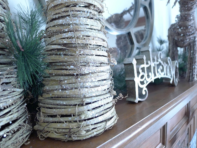 Pottery Barn Inspired Christmas Mantel Christmas Decorating