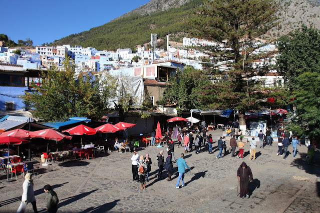 The Outa el Hammam Square, Chefchaouen, Morocco 🇲🇦