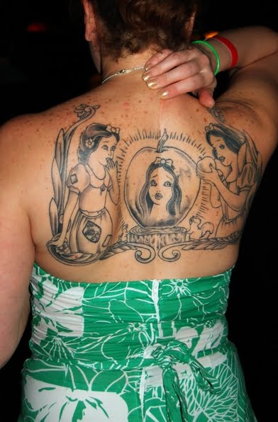 Snow White with Apple tattoo Artist Darwin Enriquez of Irezumi Tattoo