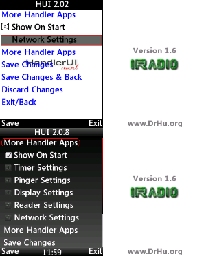 iRadio 1.6 handlerUI 202 & 208