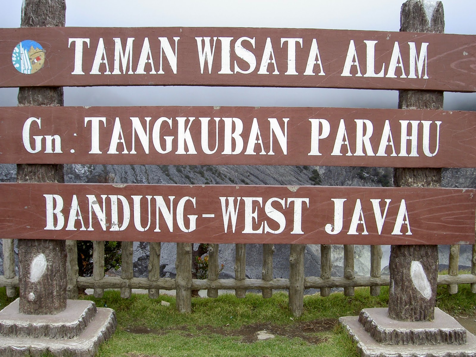 The Legend of Tangkuban Parahu Mountain - Sign