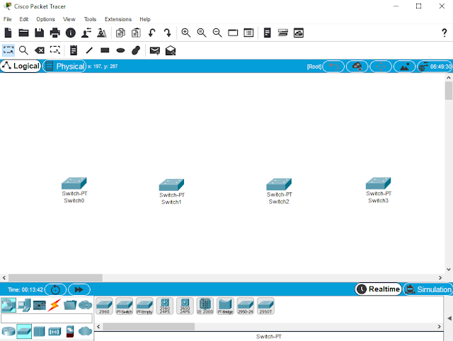 Cara Membuat Topologi Bus di Cisco Packet Tracer