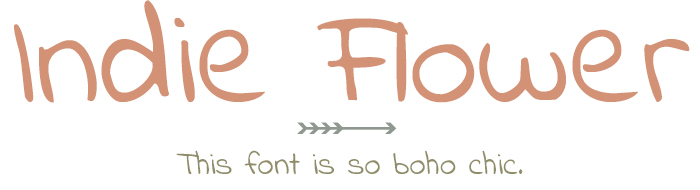 Indie Flower Font