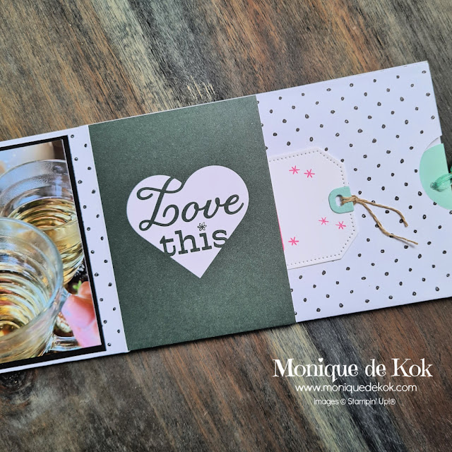 mini album, chocola, zelfgemaakt, stampin up, memories & more, kaartjes