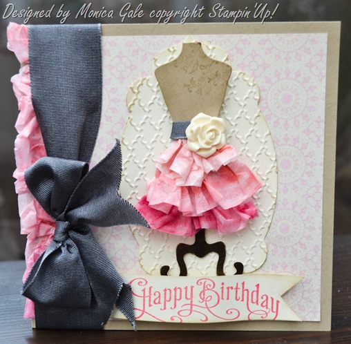 Stampin'Up! Tea for Two Ombre ruffles