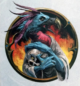 Warhammer age of sigmar artwork ilustration from battletome disciples of tzeentch lord of change