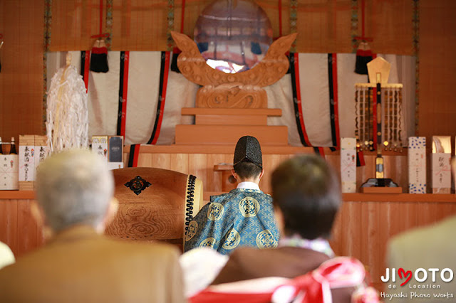 龍田大社でのお宮参り出張撮影