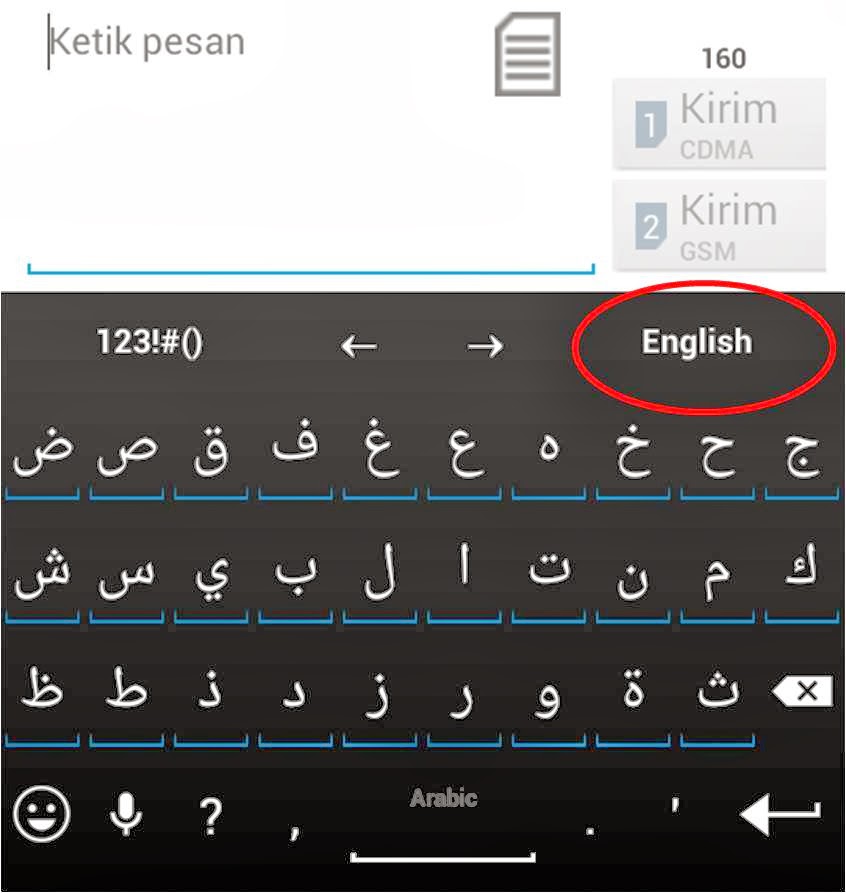 Cara Menulis Arab di Android