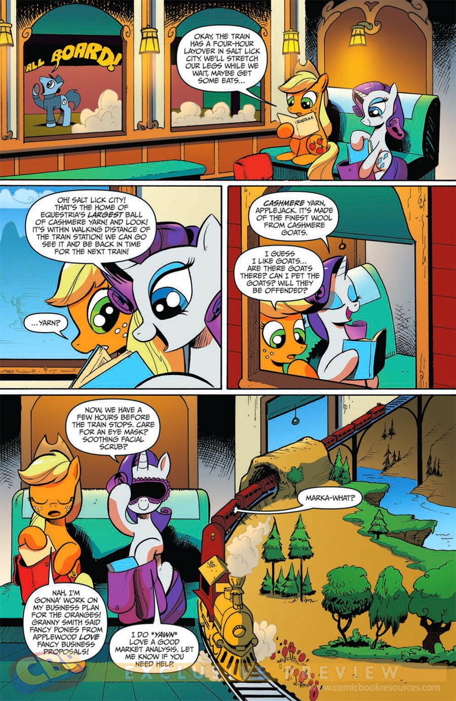 Equestria Daily - MLP Stuff!: Friends Forever #8 Six Page 