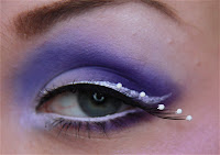 purple smokey eye