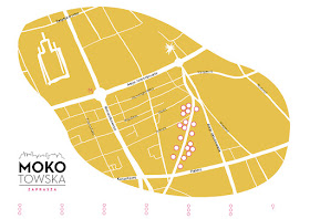 mapa ilustracja urbaniak warszawa