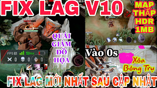 FIX LAG V10 | FIX LAG TỐI ƯU LÍNH TRỤ CHO MÁY YẾU