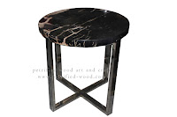 petrified wood stool