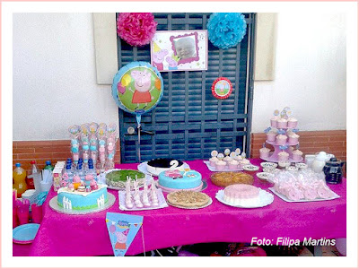 mesa dulce peppa pig