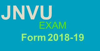 jnvu ba 1st year exam form 2018-19