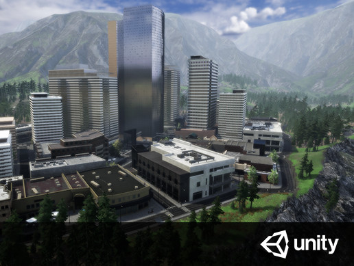 Windridge City unity assets for level design