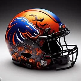 Boise State Broncos Halloween Concept Helmets