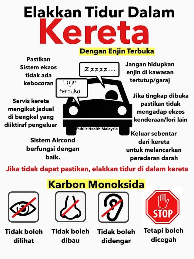 Bahaya! Punca Kematian Tidur Dalam Kereta! Take Note Guys!